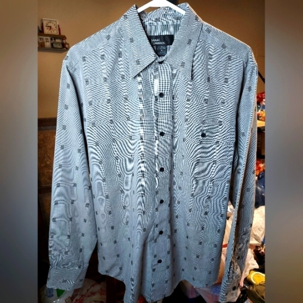 Marc Edwards l/s dress shirt med grey
